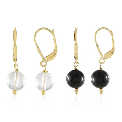Orecchini in argento con Quarzo Bianco
