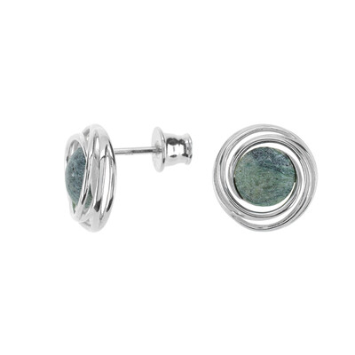Orecchini in argento con Fuchsite (dagen)
