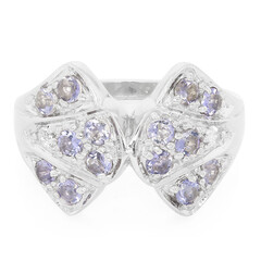 Anello in argento con Iolite del Madagascar