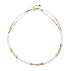 Collana in argento con Zircone Fancy