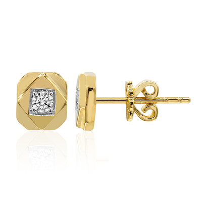 Orecchini in oro con Diamante IF (D) (Annette)