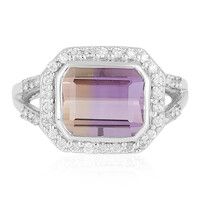 Anello in argento con Ametrina