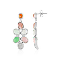 Orecchini in argento con Opale Rosa
