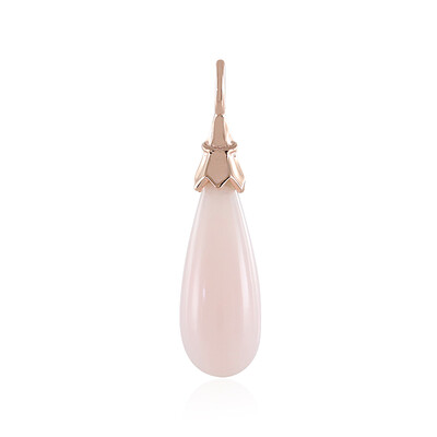 Ciondolo in argento con Opale Rosa (MONOSONO COLLECTION)
