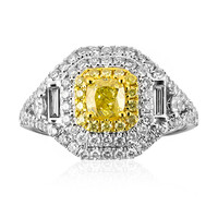 Anello in oro con Diamante Giallo SI2 (CIRARI)