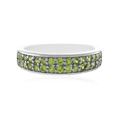 Anello in argento con Demantoide Russo