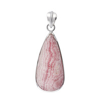 Ciondolo in argento con Rodocrosite (Bali Barong)