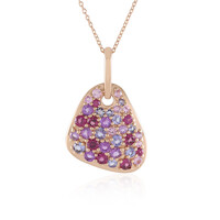 Collana in argento con Rodolite (KM by Juwelo)