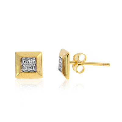 Orecchini in argento con Diamante I3 (I)