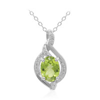 Collana in argento con Peridoto