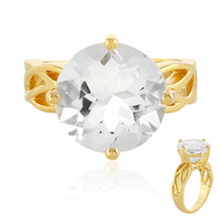 Anello in argento con Quarzo Bianco