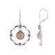 Orecchini in argento con Rodocrosite (Desert Chic)