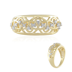 Anello in argento con Diamante I2 (H)