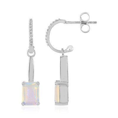 Orecchini in argento con Opale di Welo