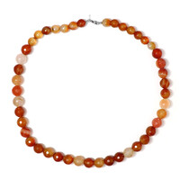 Collana in argento con Corniola