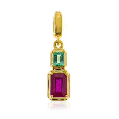 Ciondolo in argento con Rubino Bemainty