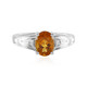 Anello in argento con Citrino Madeira