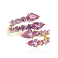 Anello in oro con Zaffiro Rosa (CIRARI)