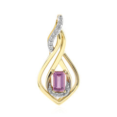 Ciondolo in oro con Zaffiro Rosa del Madagascar (Rifkind 1894 Collection)
