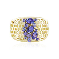 Anello in oro con Tanzanite AAA (Ornaments by de Melo)