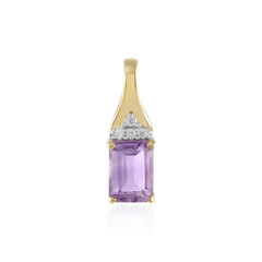Ciondolo in argento con Ametista Rose de France