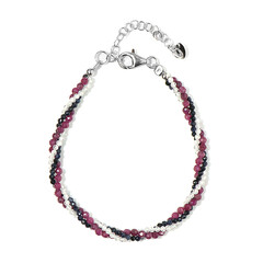 Bracciale in argento con Rubino