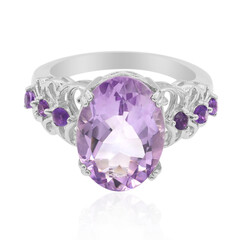 Anello in argento con Ametista Boliviana
