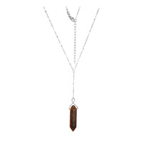 Collana in argento con Occhio di Tigre
