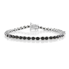 Bracciale in argento con Spinello Nero