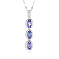 Collana in argento con Tanzanite