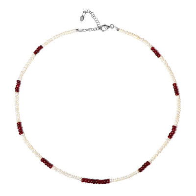 Collana in argento con Rubino