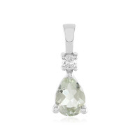 Ciondolo in argento con Ametista Verde