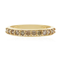 Anello in oro con Diamante Cioccolato I1