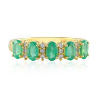 Anello in argento con Smeraldo Etiope