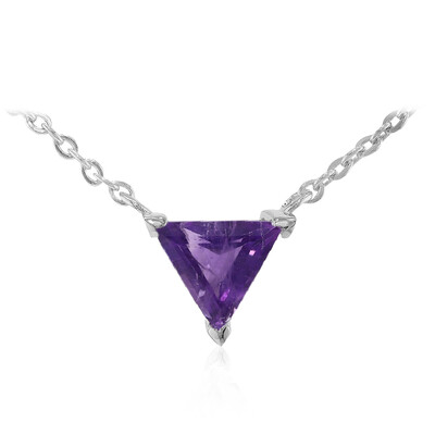 Collana in argento con Ametista Zambiana