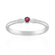Anello in argento con Berillo Rosso