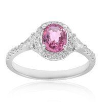 Anello in oro con Zaffiro Padparadscha (CIRARI)