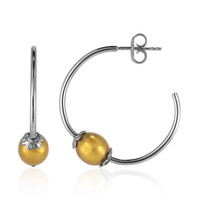 Orecchini in argento con Perla di Acqua Dolce