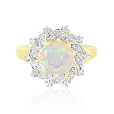 Anello in argento con Opale di Welo