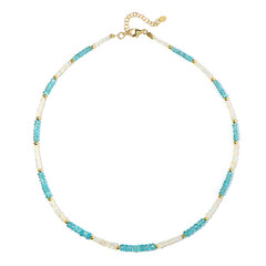 Collana in argento con Apatite Blu