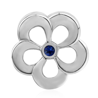 Charm in argento con Zaffiro Blu (Annette)