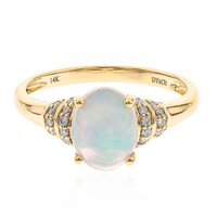 Anello in oro con Opale di Welo AAA (CIRARI)