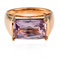 Anello in oro con Diasporo Rosa (AMAYANI)