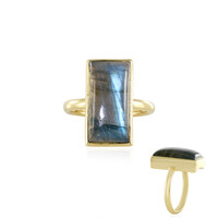 Anello in argento con Labradorite