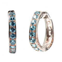 Orecchini in argento con Zircone Ratanakiri (Dallas Prince Designs)