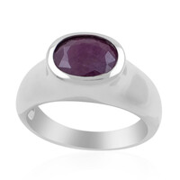Anello in argento con Rubino