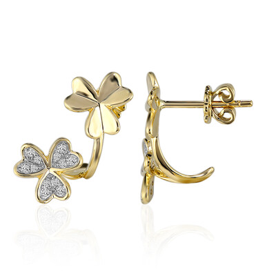 Orecchini in oro con Diamante SI1 (G) (Annette)