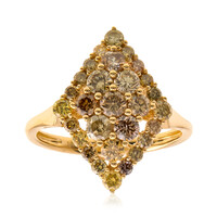Anello in oro con Diamante Fancy SI2 (CIRARI)