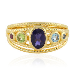 Anello in argento con Iolite
