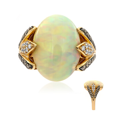 Anello in oro con Opale di Welo AAA (CIRARI)
